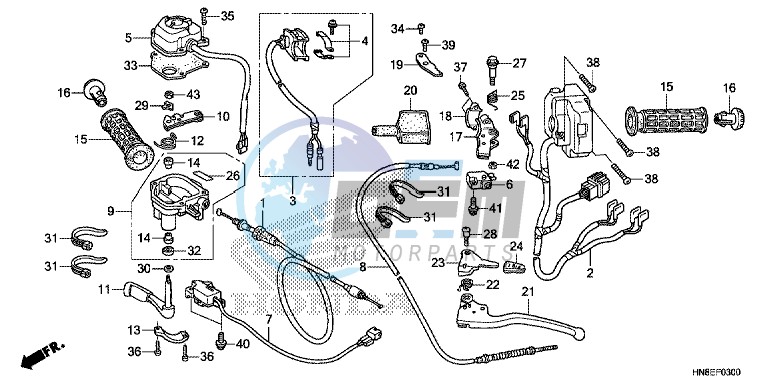 HANDLE LEVER/SWITCH/CABLE