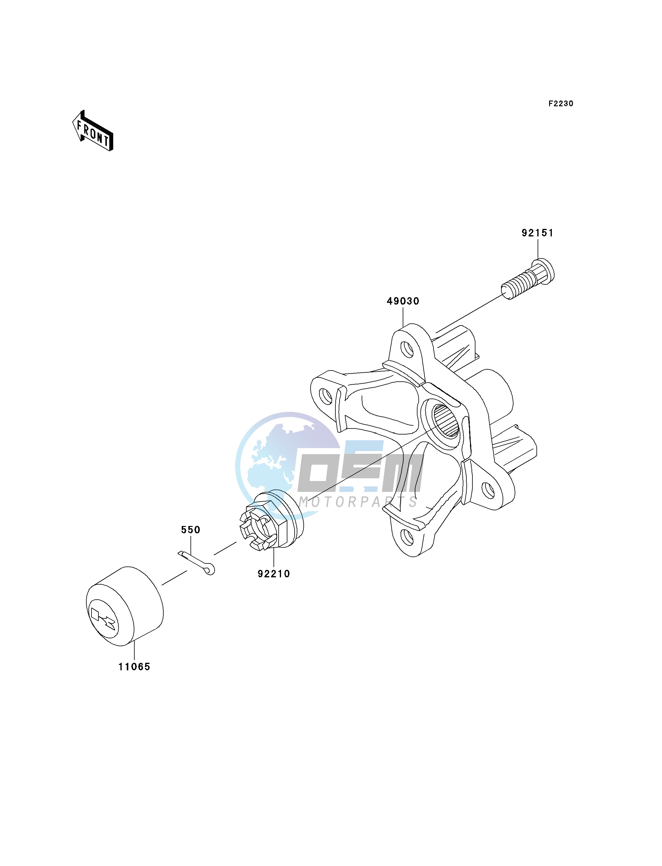 FRONT HUB