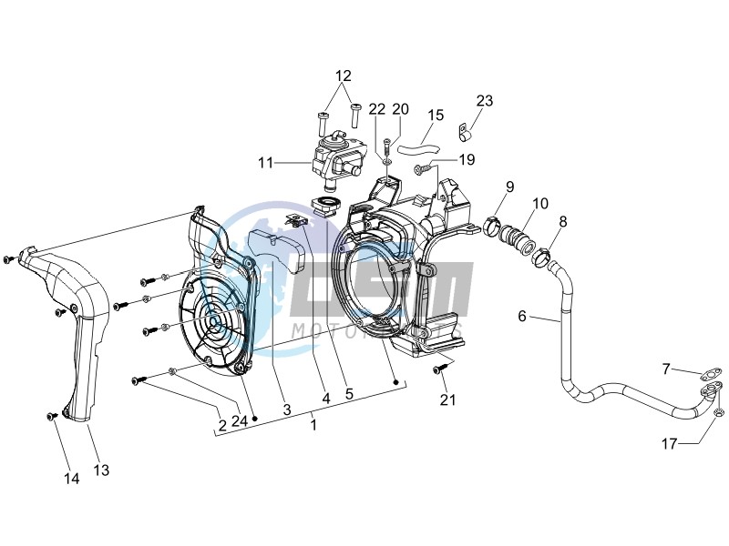 Secondary air box