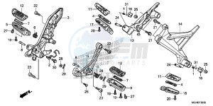 VFR1200XLE CrossTourer 2ED drawing STEP