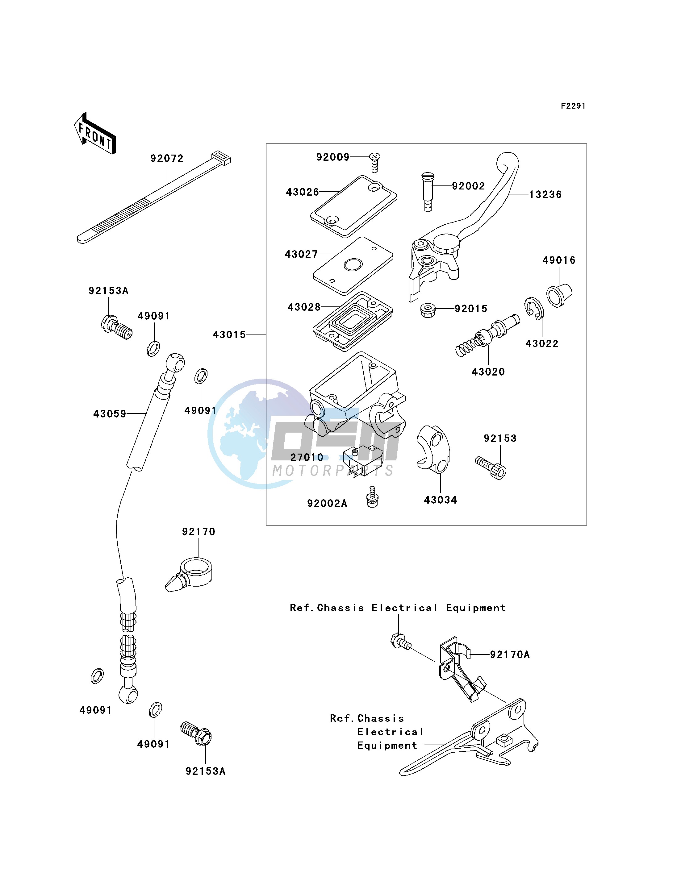 FRONT MASTER CYLINDER