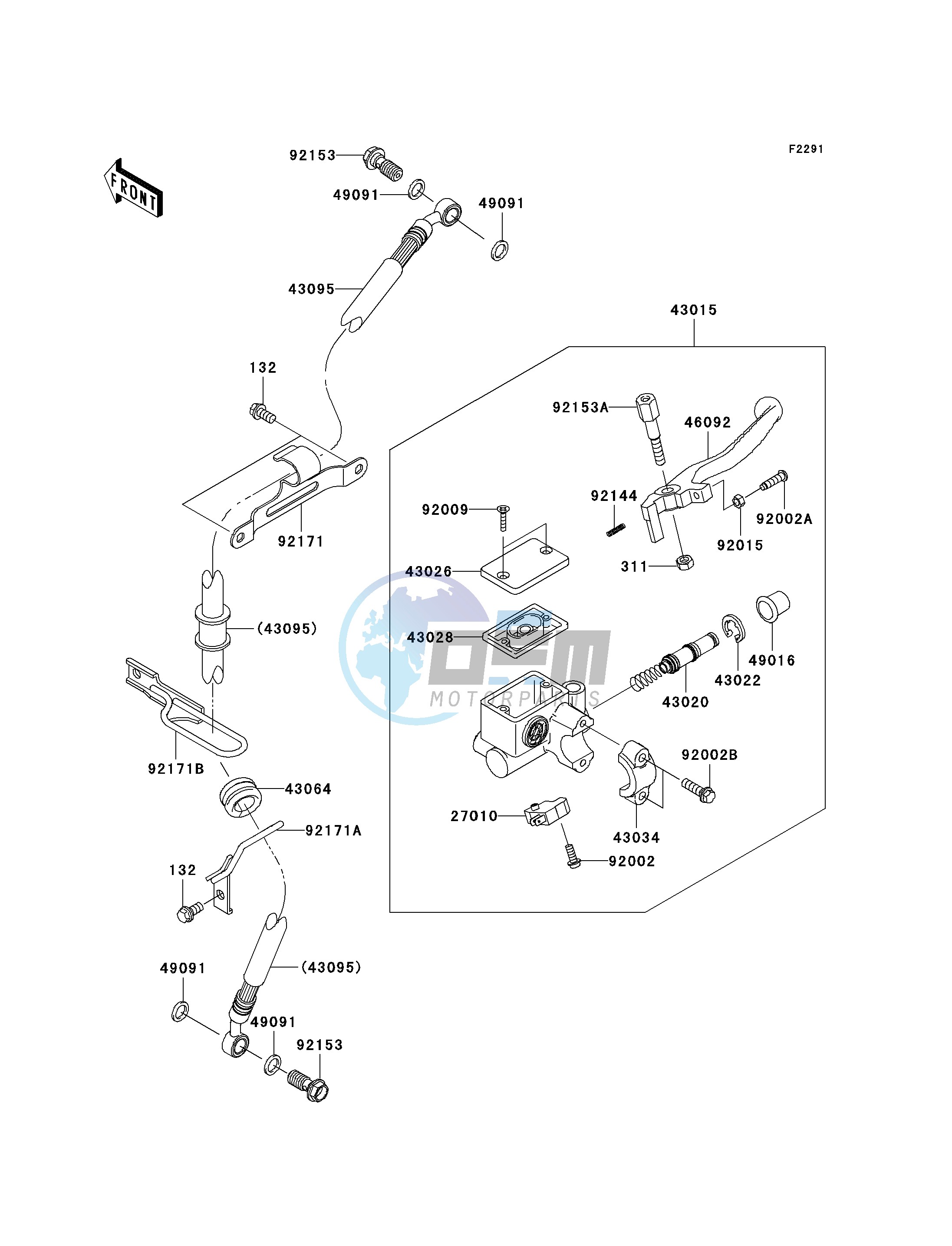 FRONT MASTER CYLINDER