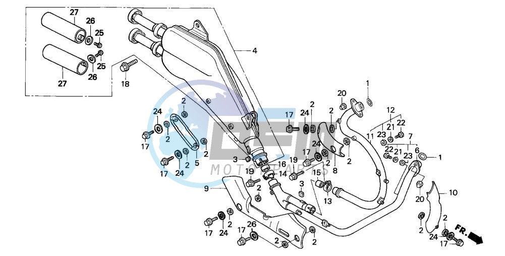 EXHAUST MUFFLER