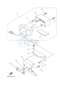 YFM250R RAPTOR 250 (33B7) drawing TAILLIGHT