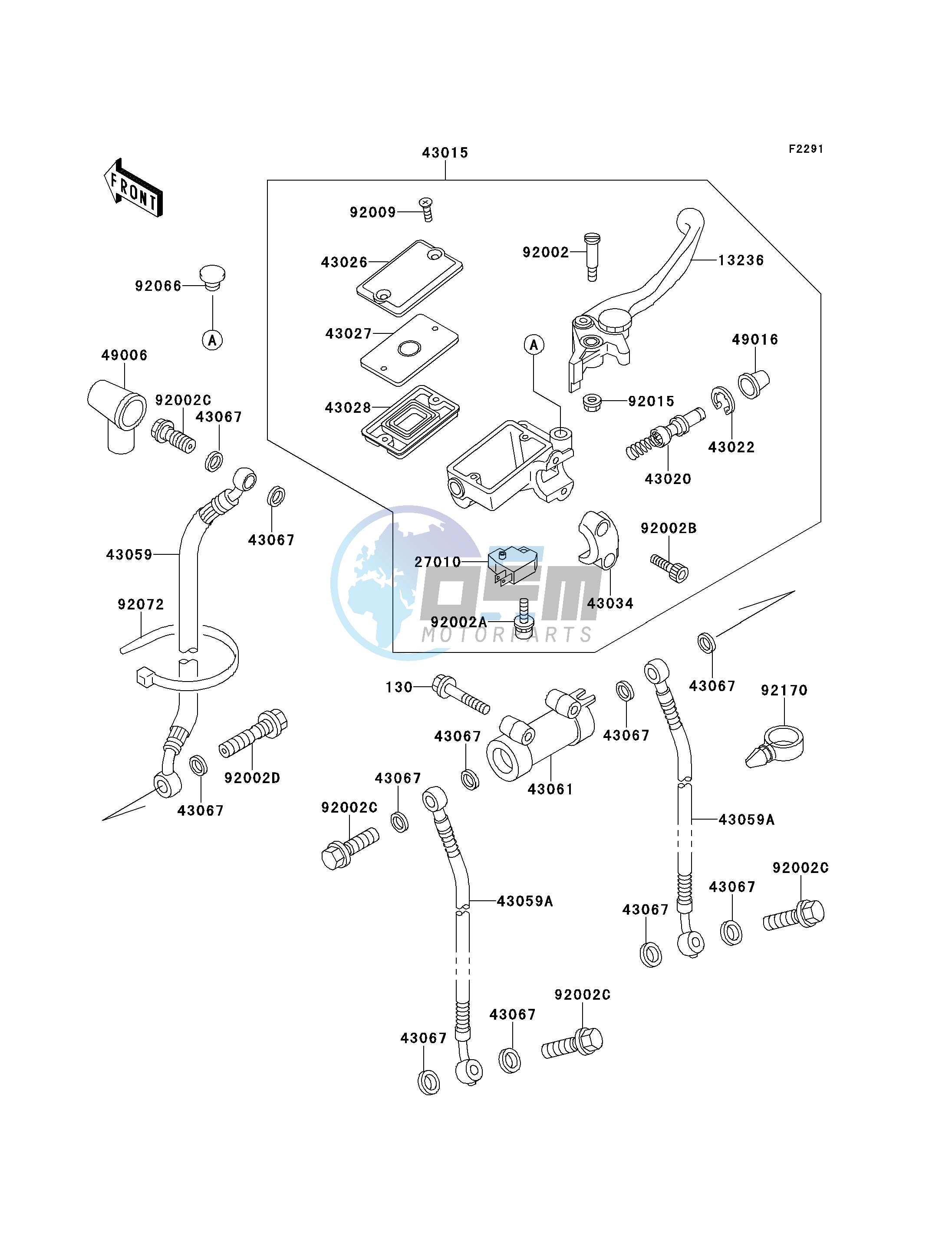 FRONT MASTER CYLINDER