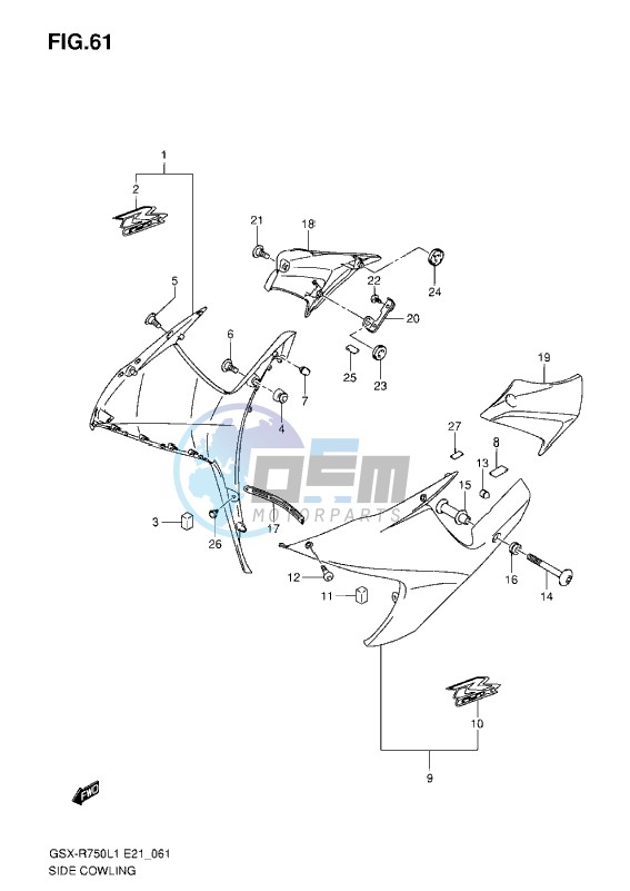 SIDE COWLING L1 ( GLR )