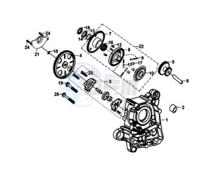 ORBIT III 125 (L8) EU EURO4 drawing CRANKCASE DEEL RIGHT /  OIL PUMP