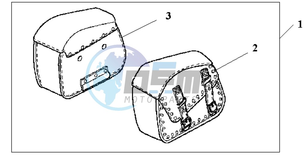 LEATHER SADDLEBAG