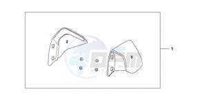 CBF1000T9 Europe Direct - (ED) drawing KNUCKLE VISOR