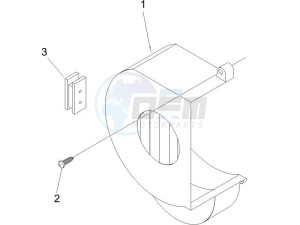 Typhoon 50 drawing Flywheel magneto cover - Oil filter