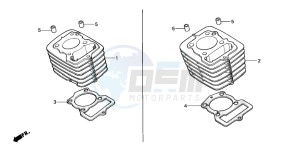 CRF100F drawing CYLINDER