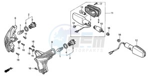 XL650V TRANSALP drawing WINKER