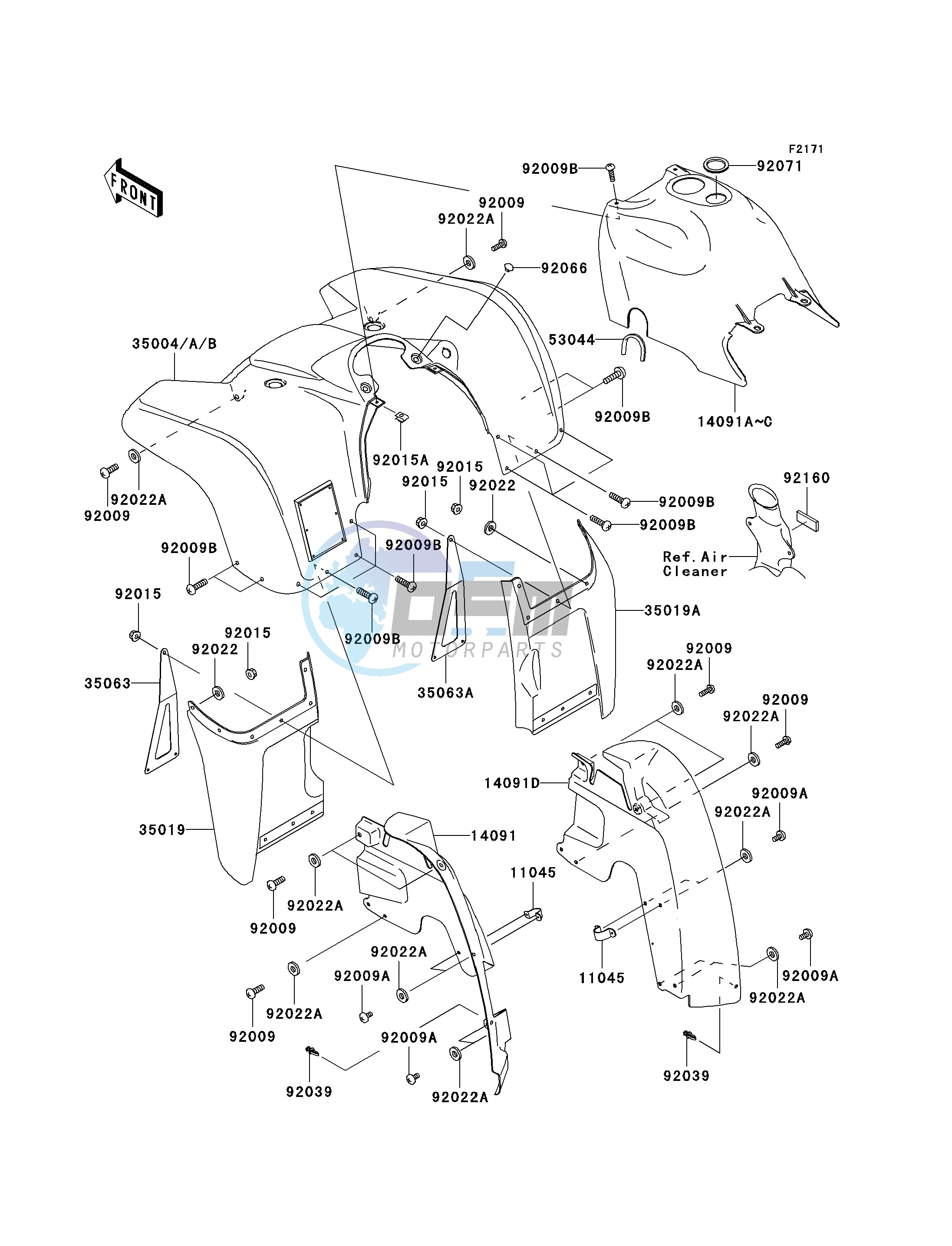 FRONT FENDER-- S- -