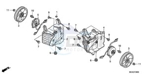 GL18009 France - (F / AB CMF NAV) drawing COOLING FAN