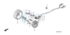 CRF250R9 ED / BLA CMF drawing GENERATOR