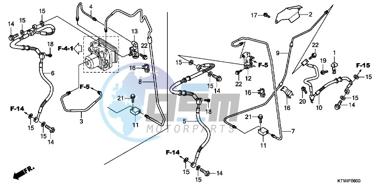 RR. BRAKE HOSE/ BRAKE PIPE