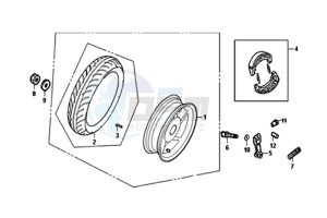 FIDDLE III 50 45KMH (L8) EU drawing REAR WHEEL