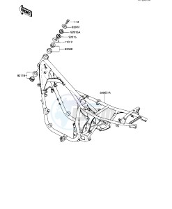 KZ 550 H [GPZ] (H1-H2) [GPZ] drawing FRAME