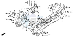 PK50M drawing CRANKCASE