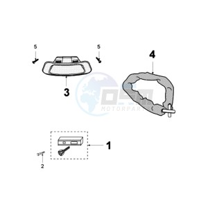 SAT400 SC drawing HANDLEBAR LOCK