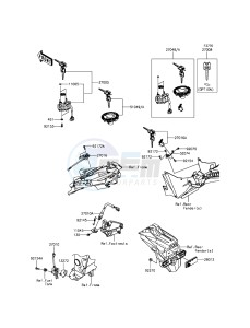 NINJA_300 EX300AFFA XX (EU ME A(FRICA) drawing Ignition Switch