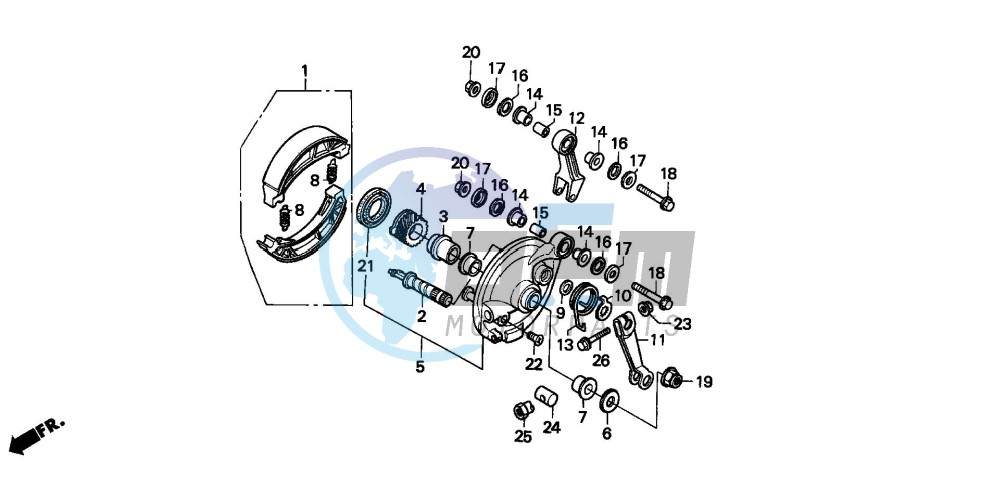 FRONT BRAKE PANEL