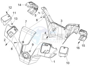 MP3 125 ibrido drawing Anti-percolation system