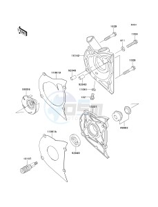 EX 500 D [NINJA 500R] (D6F-D9F) D7F drawing WATER PUMP