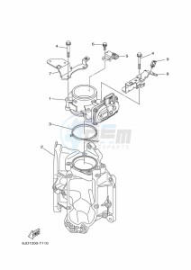 F250XCA-2020 drawing THROTTLE-BODY