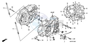 CBF125MB drawing CRANKCASE