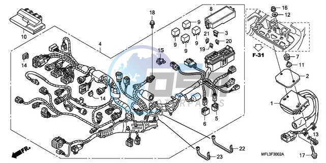 WIRE HARNESS (CBR1000RA)