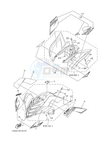 YFM700R YFM7RSEB RAPTOR 700 SPECIAL EDITION (1ASH 1ASJ 1ASG) drawing EMBLEM & LABEL 2