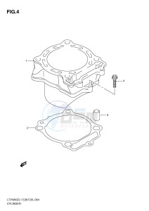 LT-R450 (E28-E33) drawing CYLINDER