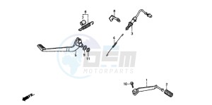 CB500S drawing PEDAL