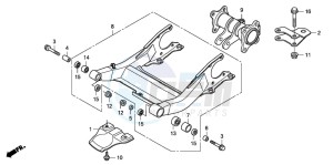 TRX420FE FOURTRAX ES drawing SWINGARM