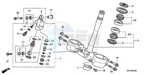 CRF450RC drawing STEERING STEM