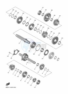 YZF690-U YZF-R7 (BJT1) drawing TRANSMISSION