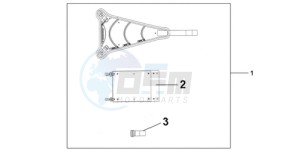 CBR1000RA9 Korea - (KO / ABS HRC) drawing TANK BAG