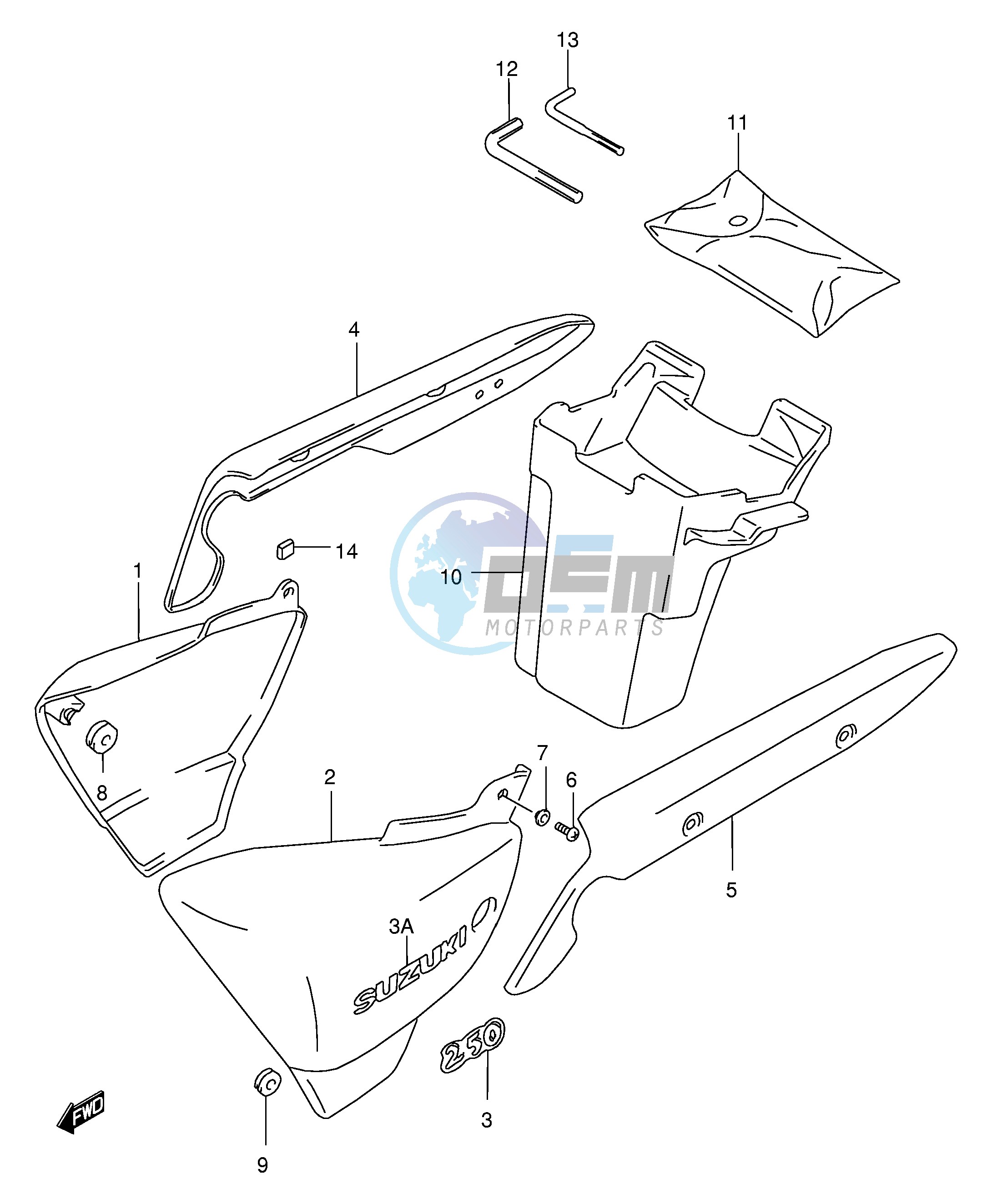 FRAME COVER (MODEL X)