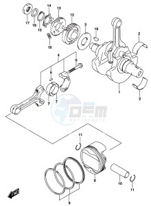 DL1000A drawing CRANKSHAFT