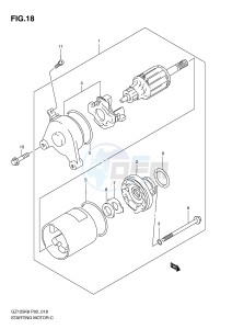 GZ125 (P02) drawing STARTING MOTOR