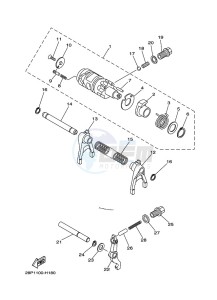 YFM700FWAD GRIZZLY 700 EPS (BDEB) drawing SHIFT CAM & FORK