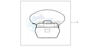 CBF10009 UK - (E / MKH) drawing INNERBAG TOPBOX