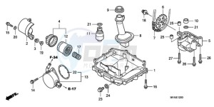 CBF1000T9 F / ABS CMF drawing OIL PAN/OIL PUMP