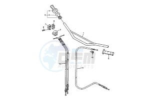 WR F 250 drawing STEERING HANDLE – CABLE