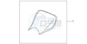 CBR1000RR9 Europe Direct - (ED / TRI) drawing E-SEAT