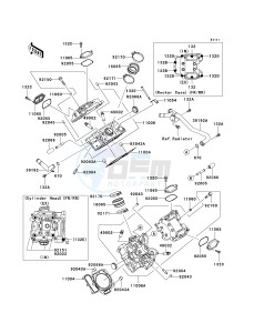 KVF 750 E [BRUTE FORCE 750 4X4I NRA OUTDOORS] (E8F-E9FA) E9FA drawing CYLINDER HEAD