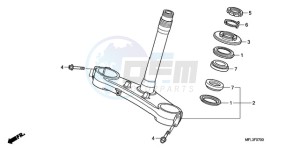 CBR1000RR9 Europe Direct - (ED / MME) drawing STEERING STEM