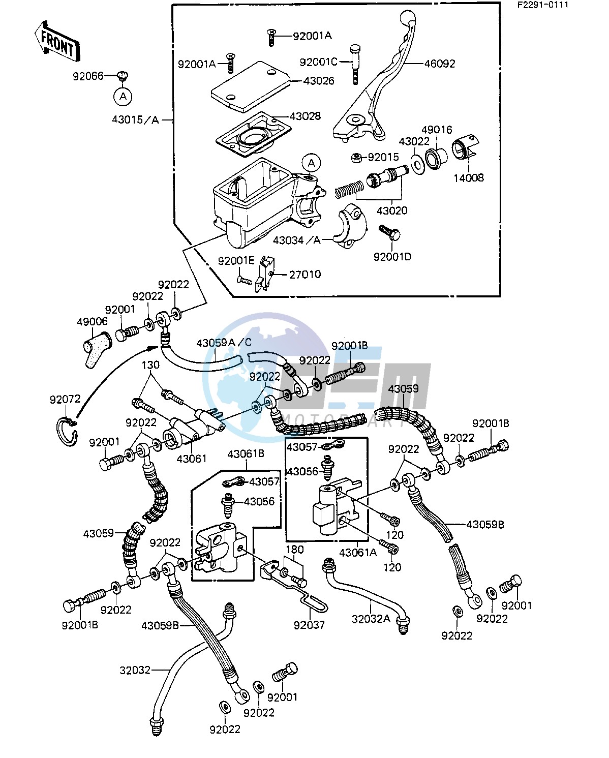 FRONT MASTER CYLINDER