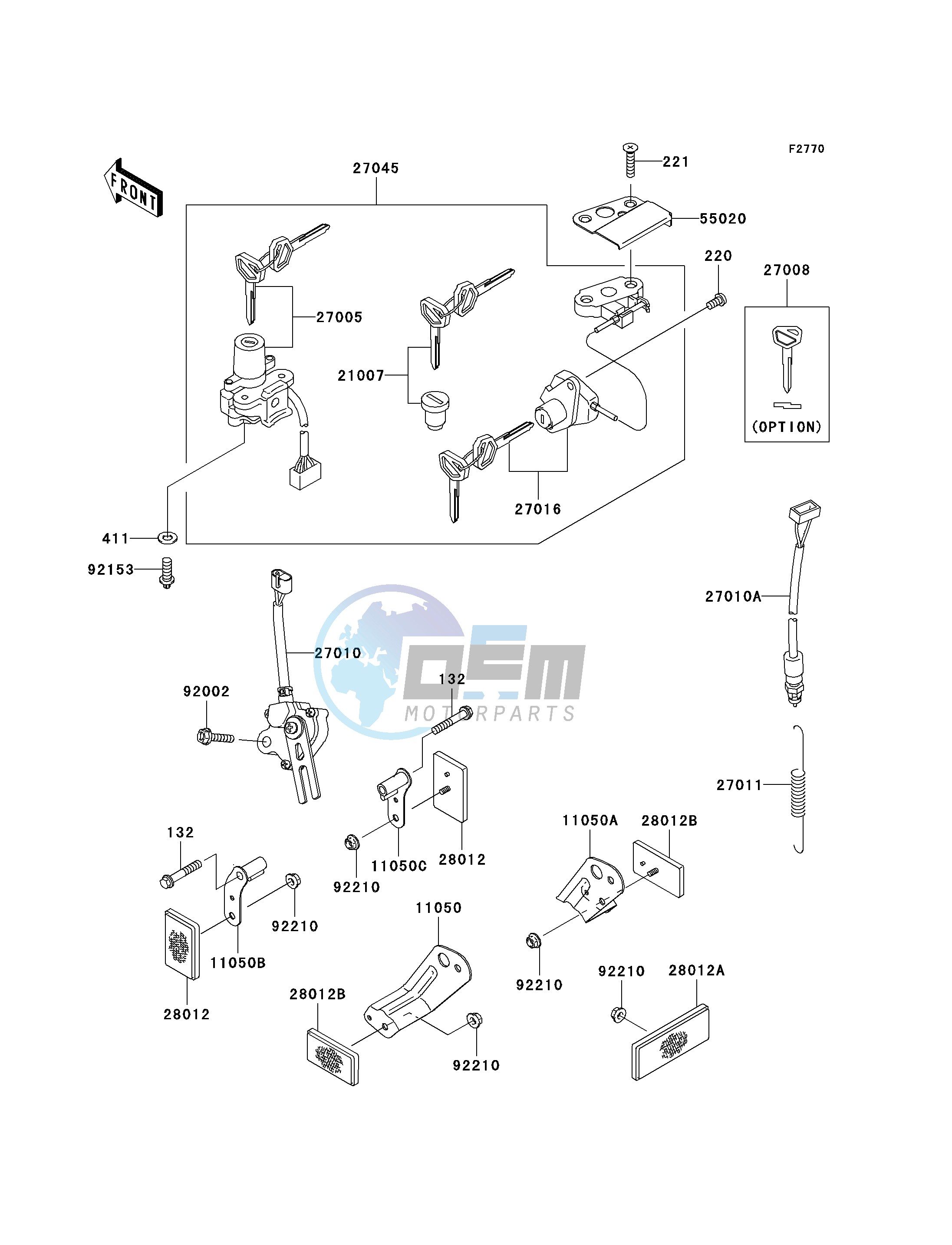 IGNITION SWITCH_LOCKS_REFLECTORS